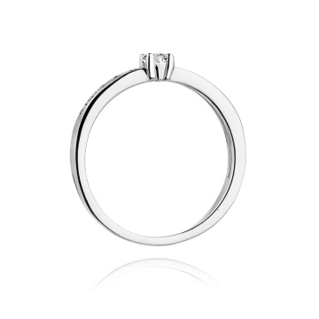 Inel Aur 9K cu Diamante Naturale 0.13 ct - Img 7