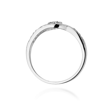 Inel Aur 9K cu Diamante Naturale 0.17 ct - Img 7