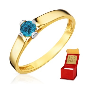 Inel Etern din Aur 8K cu Piatră Turcoaz 3.1648ct - Img 4