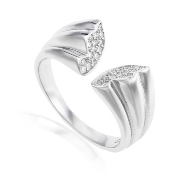 Inel Split Butterfly din Argint 925 5g - Img 2