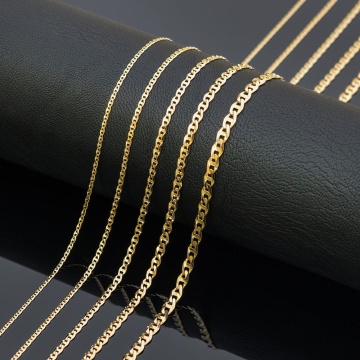 Lant Aur 14k, 42 cm - Img 2