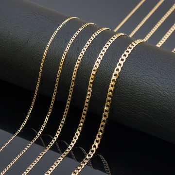 Lant Aur 14k, 60 cm - Img 2