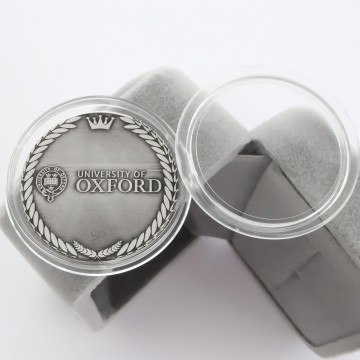 Moneda Aniversara din Argint 3cm - gravura 3D Fata&Verso - Img 2