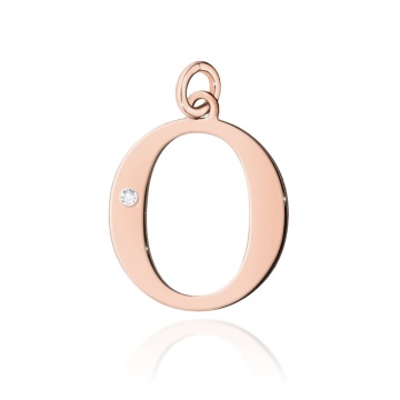 Pandantiv Aur 14K cu Diamante Naturale 0.01 ct - Img 3