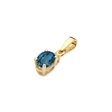 Pandantiv Aur 14K cu Diamante Naturale 0.03 ct - Img 2