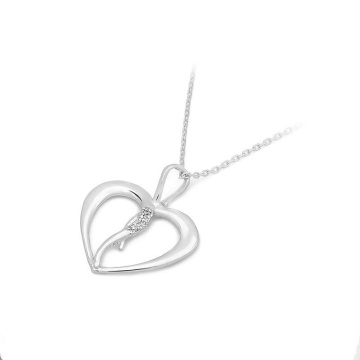 Pandantiv Aur 14K cu Diamante Naturale 0.03 ct - Img 6