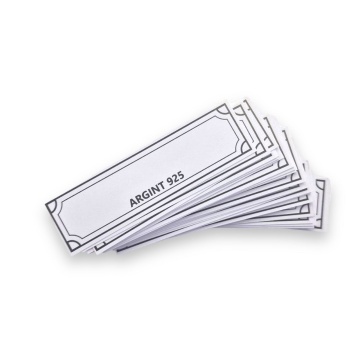 Set 50 buc Ambalaje brățări ARGINT 925 + folii - Img 1