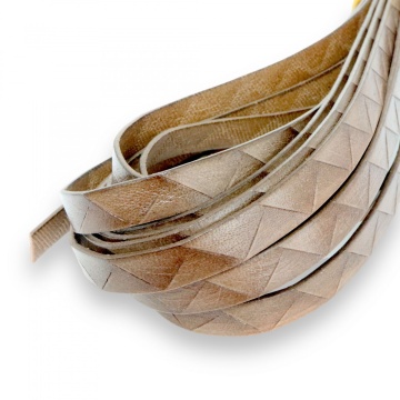 20CM Piele Naturala Italia - Linnes Emosata Maro Deschis