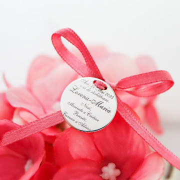 Banut din Argint 1.8cm pentru Botez - Mot - Scaldat - Personalizabil - Img 2