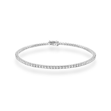 Bratara Aur 14K cu Diamante de Laborator 0.45 ct - Img 7