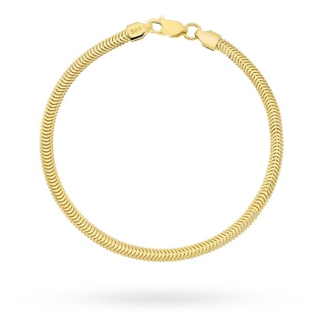 Brățară Aur Model Șarpe – 3,3 mm