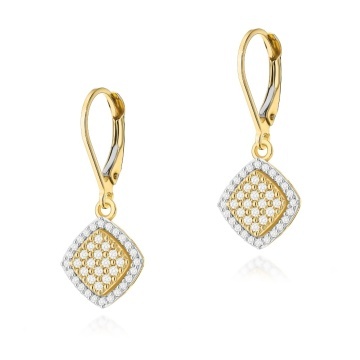 Cercei Aur 14K cu Diamante Naturale 0.40 ct