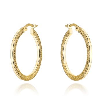 Cercei Aur 14k cu Model Grecesc