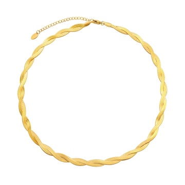 Colier Duette din Inox placat cu AUR 18K