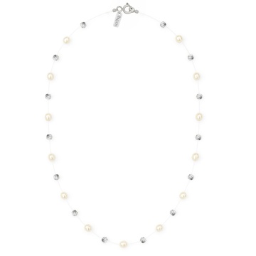 Colier Silver Floating Pearls din Argint 925