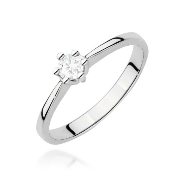 Inel Aur 14K cu Diamant de Laborator 0.20 ct - Img 9