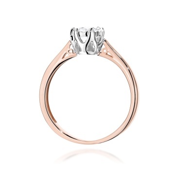Inel Aur 14K cu Diamant de Laborator 0.30 ct - Img 7