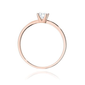 Inel Aur 14K cu Diamant de Laborator 0.30 ct - Img 7