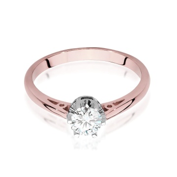 Inel Aur 14K cu Diamant de Laborator 0.40 ct - Img 8