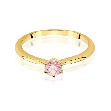 Inel Aur 14K cu Diamant de Laborator 0.50 ct - Img 2