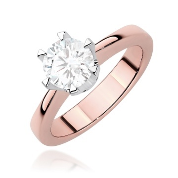 Inel Aur 14K cu Diamant de Laborator 1.00 ct - Img 5