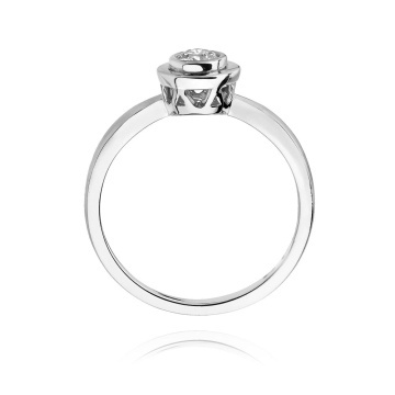 Inel Aur 14K cu Diamant Natural 0.30 ct - Img 6