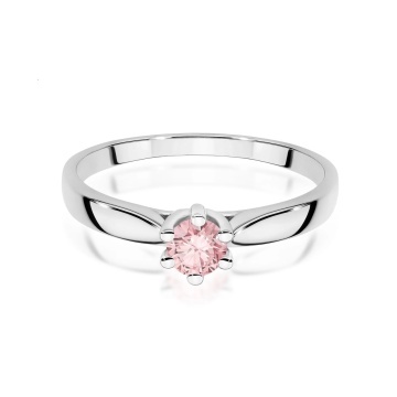 Inel Aur 14K cu Diamant Roz de Laborator 0.30 ct - Img 10
