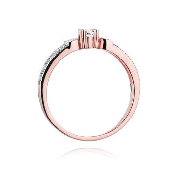 Inel Aur 14K cu Diamante Naturale 0.13 ct - Img 10