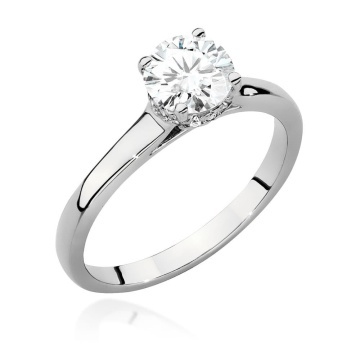 Inel Aur 14K cu Diamante Naturale 0.76 ct - Img 4