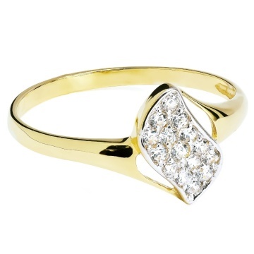 Inel Aur 8K cu Zirconii - Model Val Elegant - Img 5