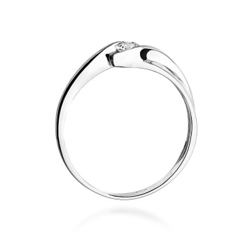 Inel Aur 9K cu Diamant de Laborator 0.15 ct - Img 7