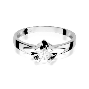 Inel Aur 9K cu Diamant de Laborator 0.20 ct - Img 6