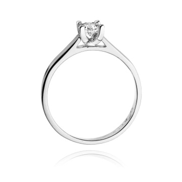 Inel Aur 9K cu Diamant de Laborator 0.25 ct - Img 7