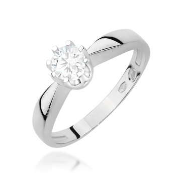 Inel Aur 9K cu Diamant de Laborator 0.30 ct - Img 7
