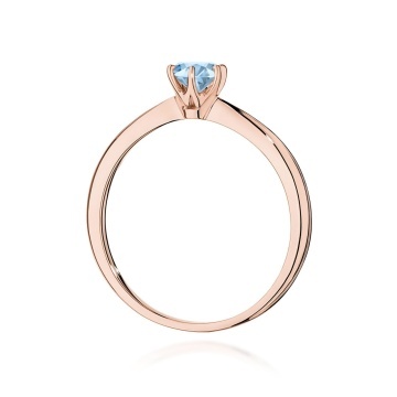 Inel Aur 9K cu Diamant de Laborator 0.50 ct - Img 7