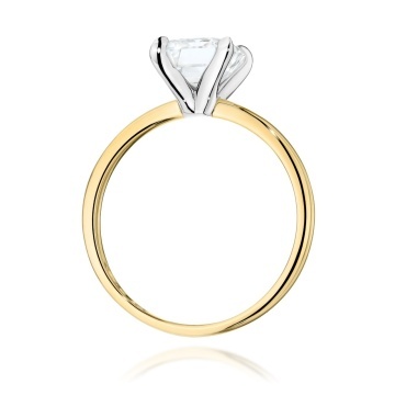 Inel Aur 9K cu Diamant de Laborator 1.50 ct - Img 3