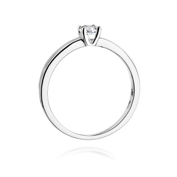 Inel Aur 9K cu Diamant Natural 0.15 ct - Img 7