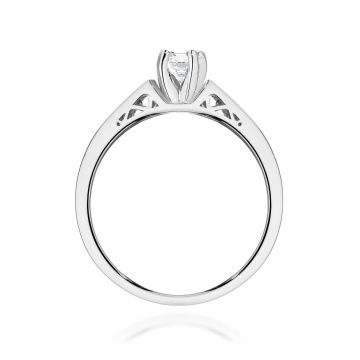 Inel Aur 9K cu Diamante de Laborator 0.42 ct - Img 8
