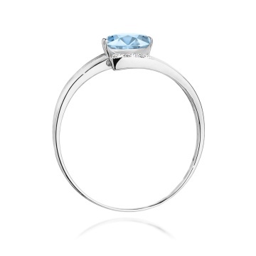 Inel Aur 9K cu Diamante de Laborator 0.55 ct - Img 7