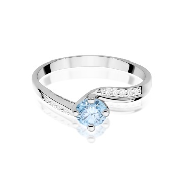 Inel Aur 9K cu Diamante de Laborator 0.55 ct - Img 6