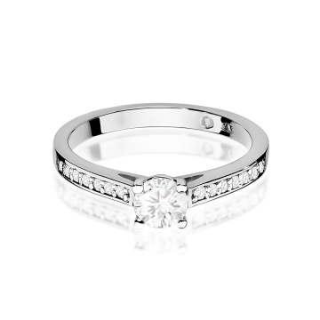 Inel Aur 9K cu Diamante de Laborator 0.62 ct - Img 8