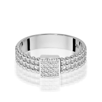 Inel Aur 9K cu Diamante Naturale 0.08 ct - Img 6