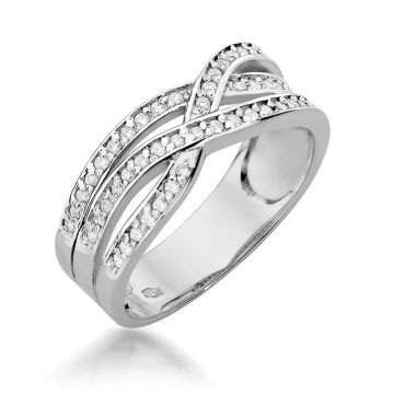 Inel Aur 9K cu Diamante Naturale 0.27 ct - Img 5