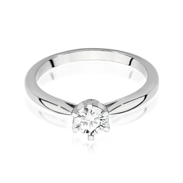 Inel Aur 9K cu Diamante Naturale 0.46 ct - Img 5