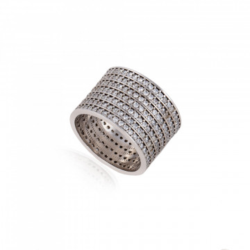Inel din Argint 925 6.5g - Tennis - Img 3