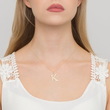 Pandantiv Aur 14K cu Diamante Naturale 0.01 ct - Img 2