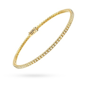 Bratara Aur 14K cu Diamante de Laborator 0.45 ct - Img 2