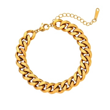 Bratara Cuby din Inox placata cu AUR 18K