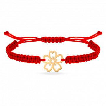 Bratara Floare din aur 14k