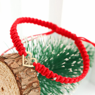Bratara Fulg de Nea Clasic Collection din aur 14k - Img 3
